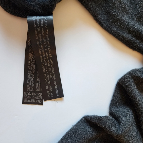 Zara Knit Sweater Dark Grey Medium - Picture 5 of 14